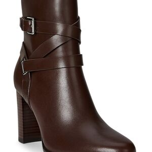 Lauren Ralph Lauren Chocolate Heeled Boots